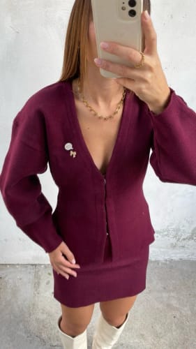 Customer photo review of Cathy Knit Set