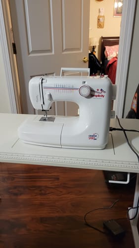 Customer photo review of Gidget I Sewing Table