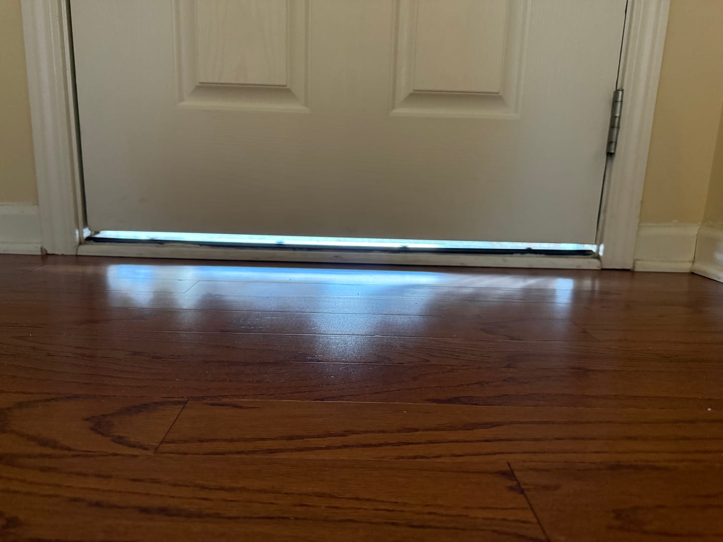 Customer photo review of 36" Pease Drive-On Fiberglass Door Sweep