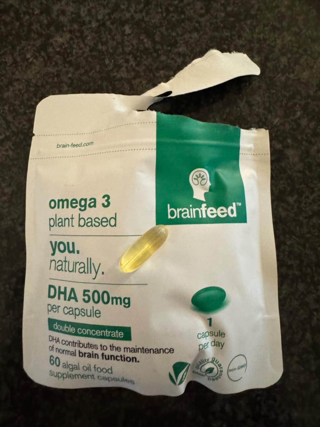 Customer photo review of Omega 3 DHA 550mg Plant-based