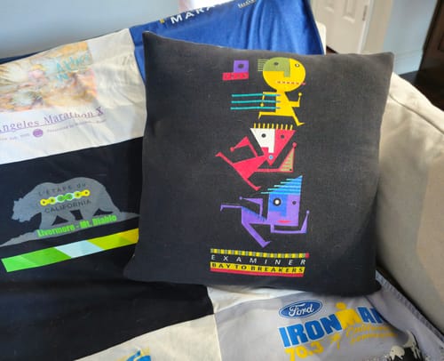 Customer photo review of T-shirt Pillows