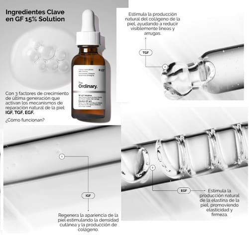 Customer photo review of GF 15% Serum for Visible Skin Repair and Wrinkles