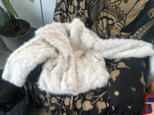 Customer photo review of Jenna Faux Fur Coat