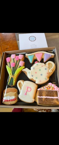 Customer photo review of Afternoon Tea Biscuit Box