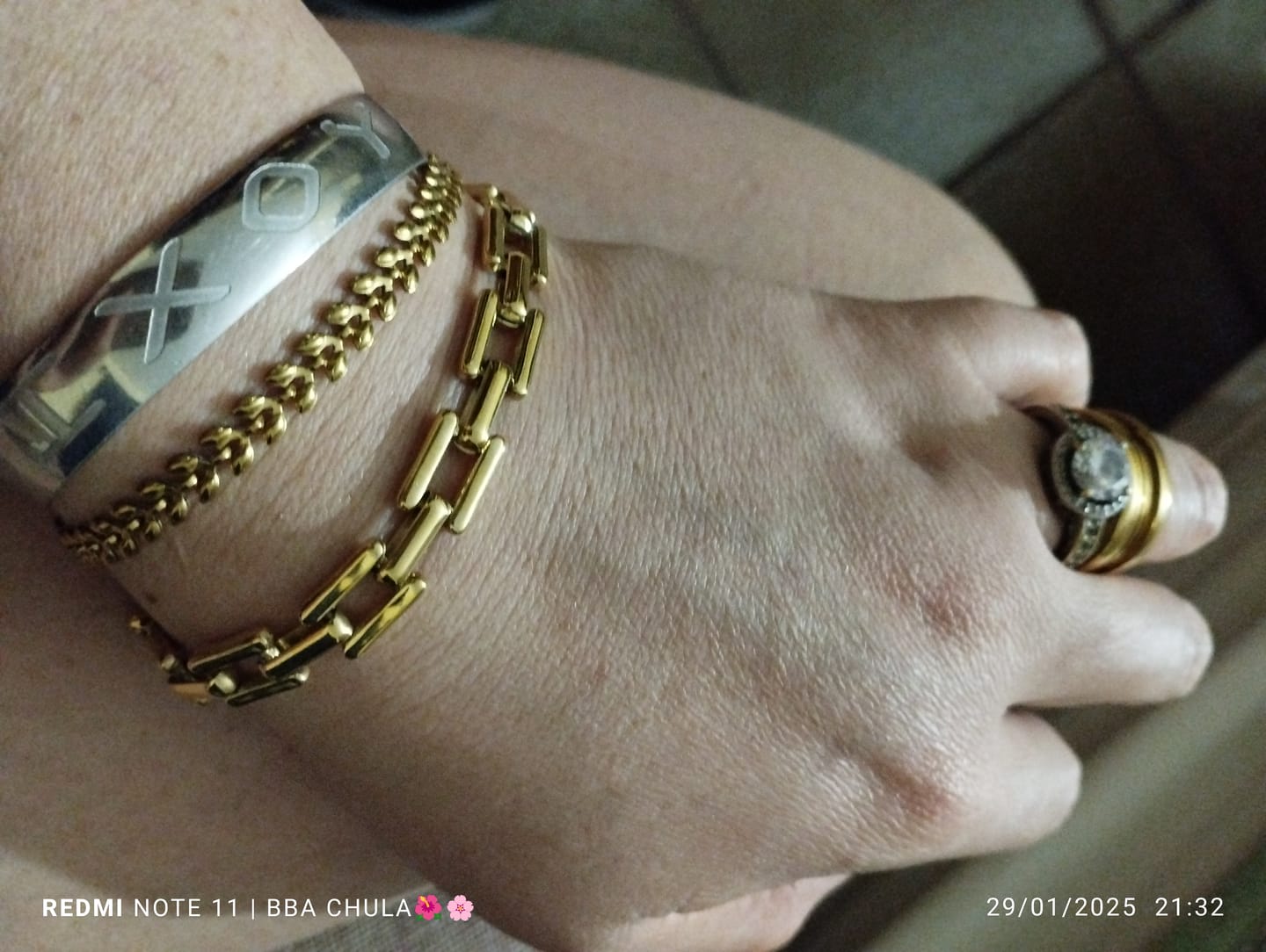 Customer photo review of Pulsera Tribeca