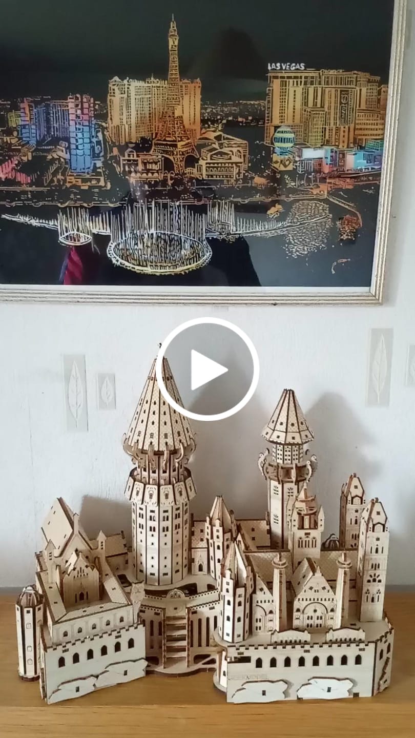 Customer video review of Rokrgeek Magic School Music Box 3D Wooden Puzzle