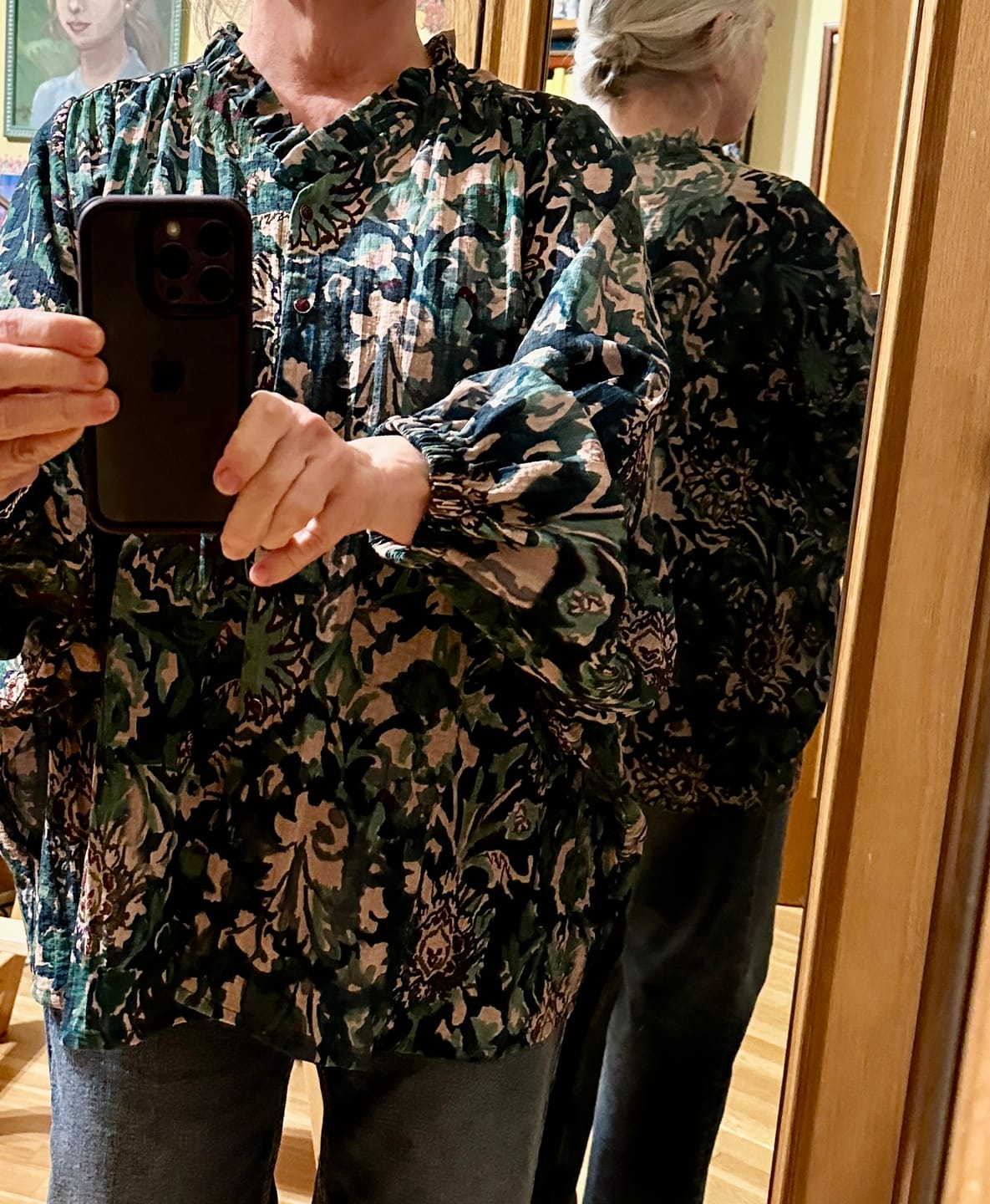 Customer photo review of Blouse Miléna - Sublimité