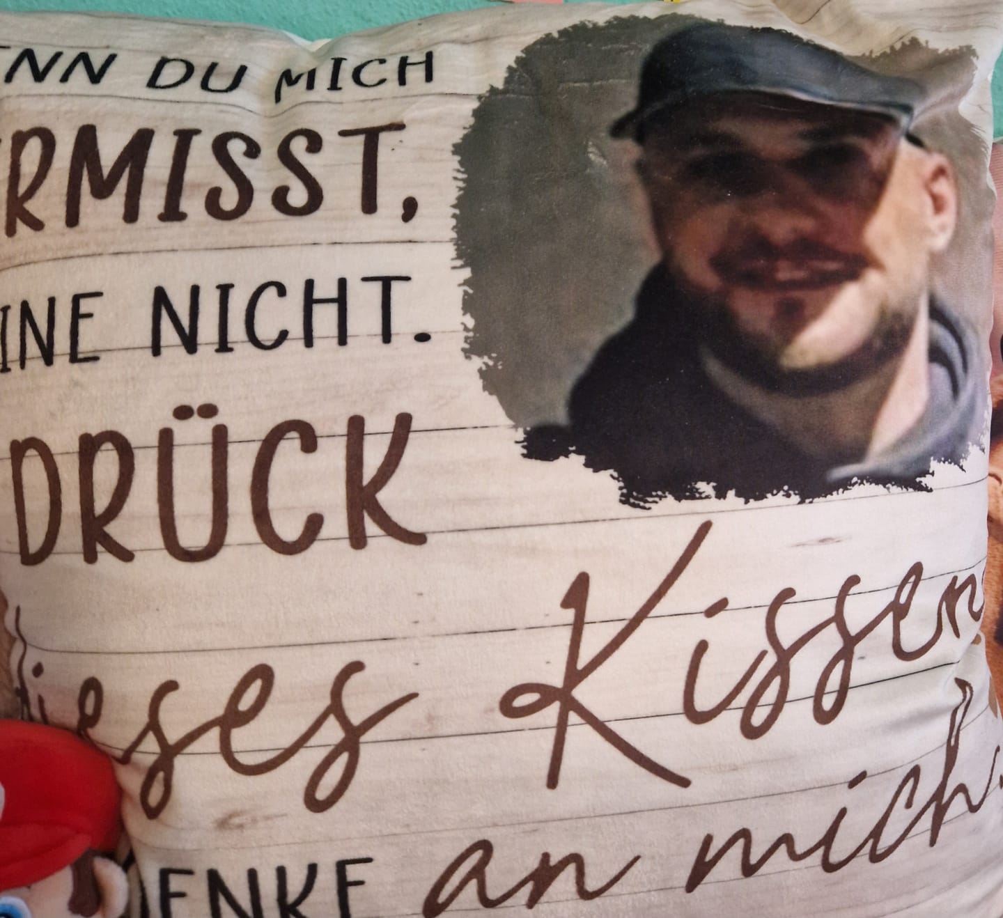 Customer photo review of Immer bei dir - Familien-Kissen