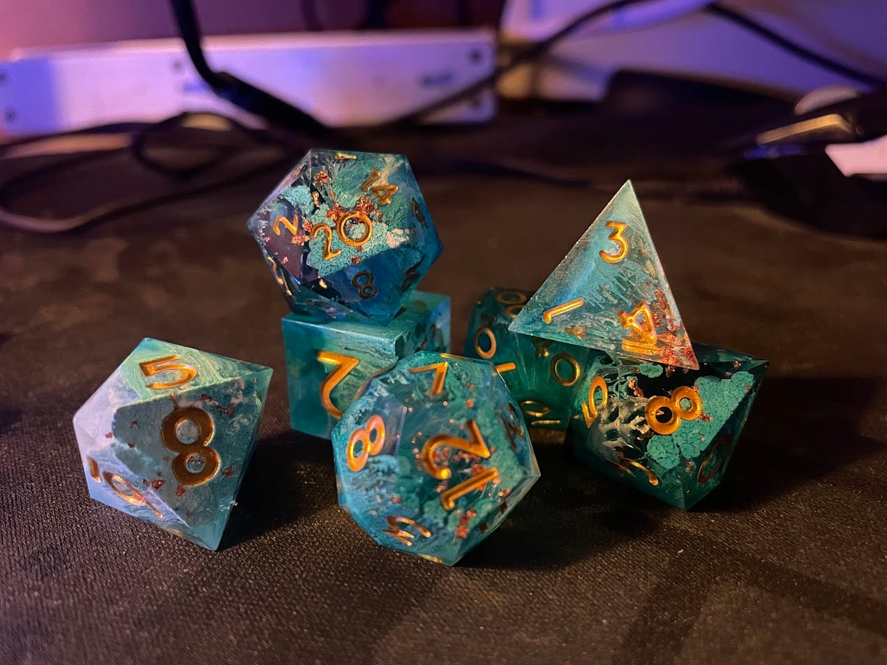 Customer photo review of Sharp Edge Mystery Dice
