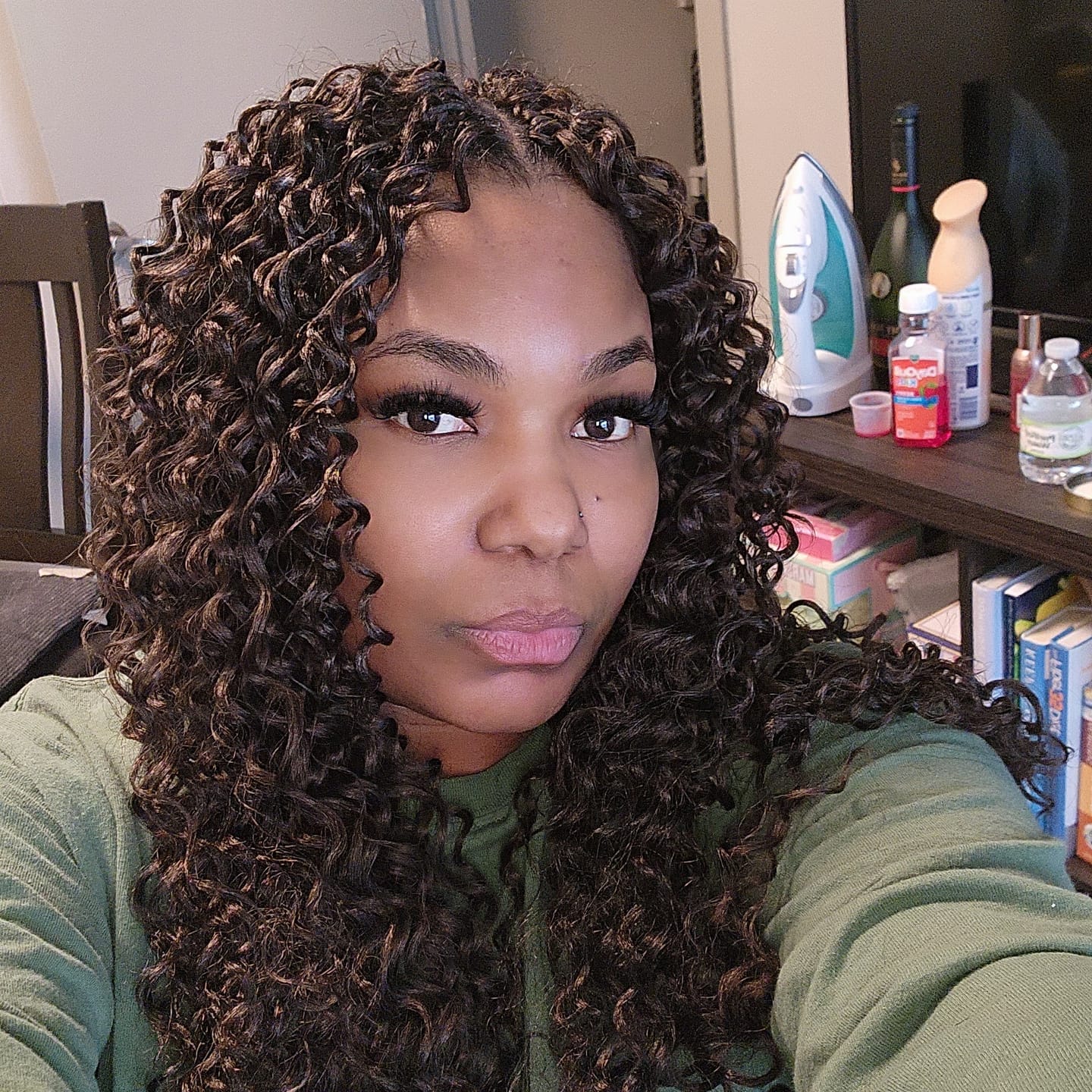 Customer photo review of Freetress Crochet Braid - BEACH CURL 12"-18"