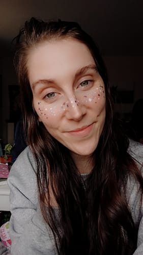 Customer photo review of Snowflake Speckles - Limited Edition