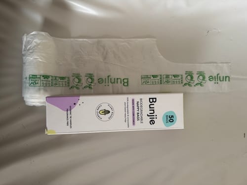 Customer photo review of Biodegradable Nappy Bags 50 Pack
