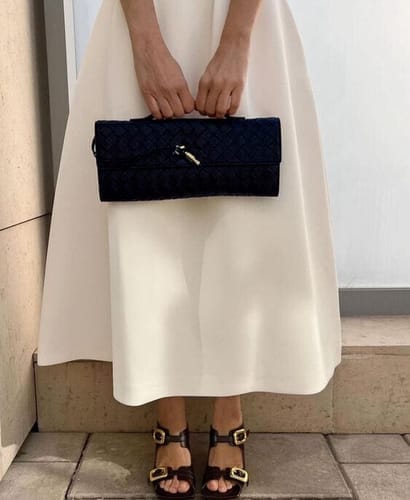 Customer photo review of Bianca Suede Bag