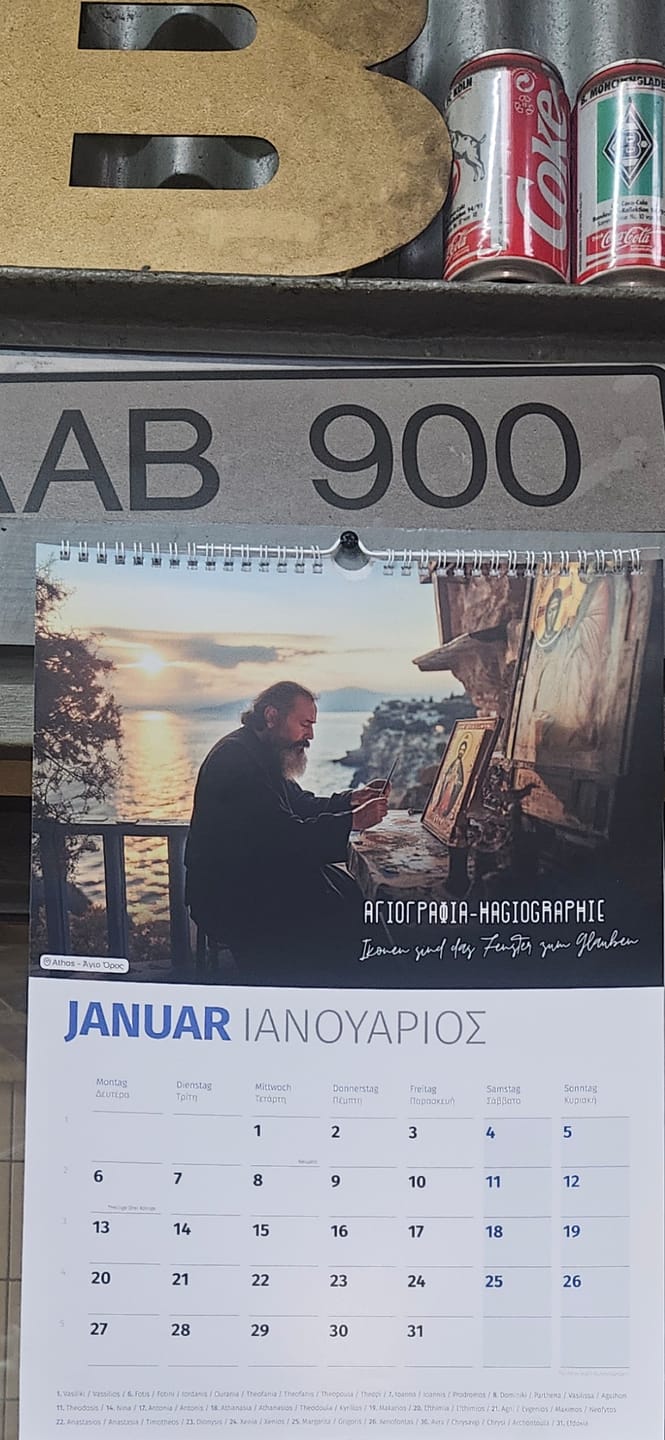Customer photo review of DU BIST GRIECHE Kalender 2025