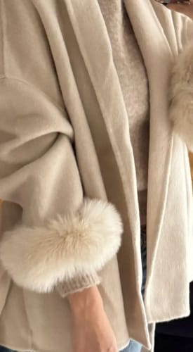 Customer photo review of Grace Faux Fur Coat