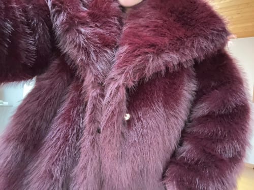 Customer photo review of Jenna Faux Fur Coat