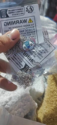 undefined review of Disney Stitch Cartoon Necklace – Cute Personality Pendant with Rhinestones, Sweater Chain Gift image 1 out of 1