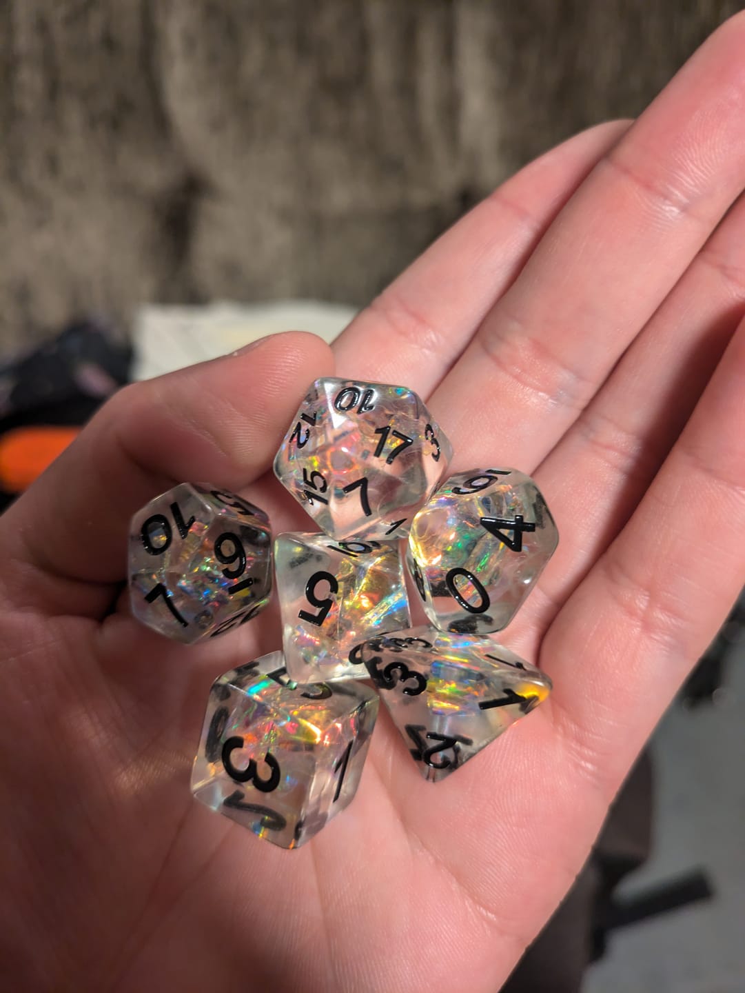 Customer photo review of Mystery Dice