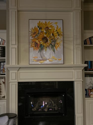 Customer photo review of Modern Abstract Painting #ABAV536