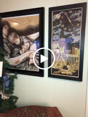 Customer video review of HOGWARTS 3D WALL CLOCK
