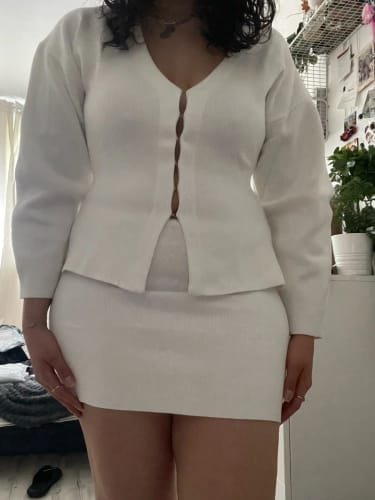 Customer photo review of Cathy Knit Set