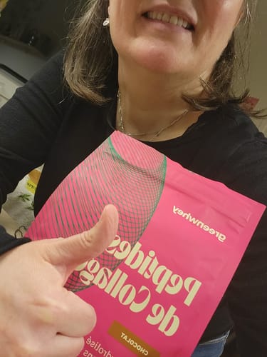 Customer photo review of Peptides de Collagène PEPTAN®