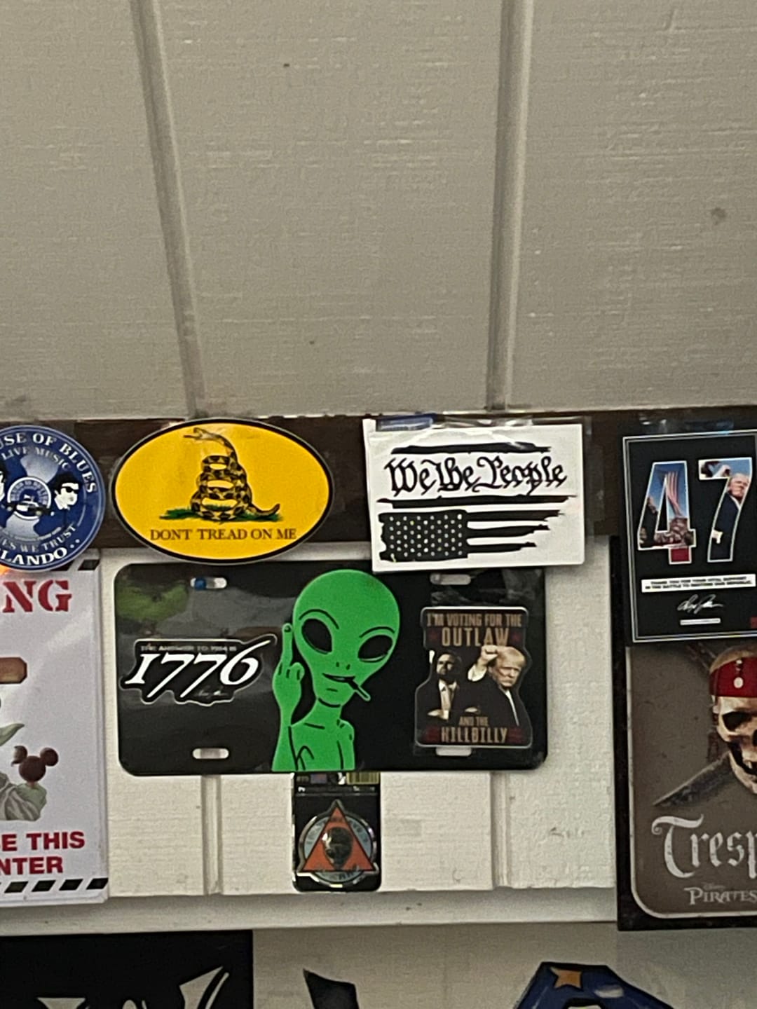 Customer photo review of The Answer to 1984 Decal