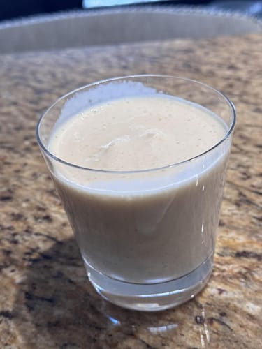 Customer photo review of Caramel Macchiato Collagen Peptides Shake powder