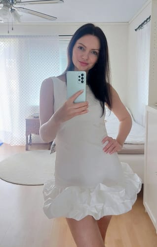 Customer photo review of Bailey Mini Dress