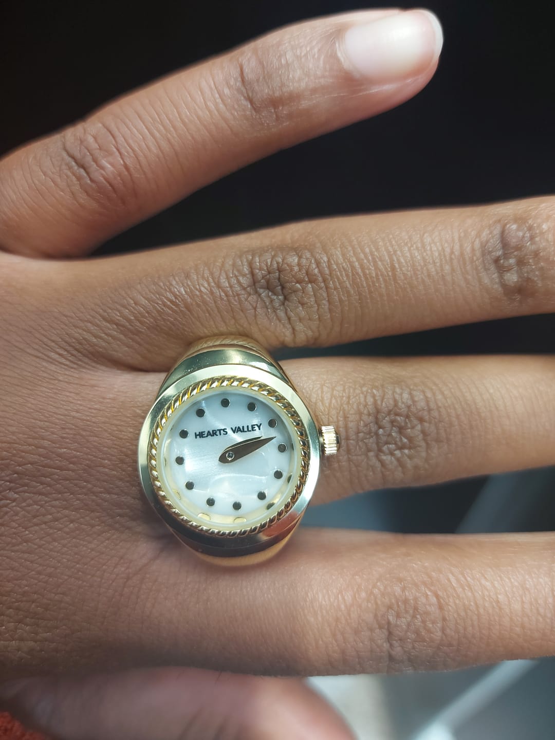 Customer photo review of Vintage Watch Ring