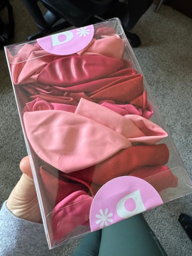 Customer photo review of Galentine's Balloon Garland Kit