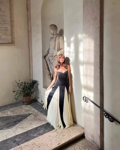 Customer photo review of Paloma maxi dress