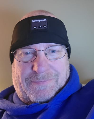 Customer photo review of CozyBand Wireless Headphones