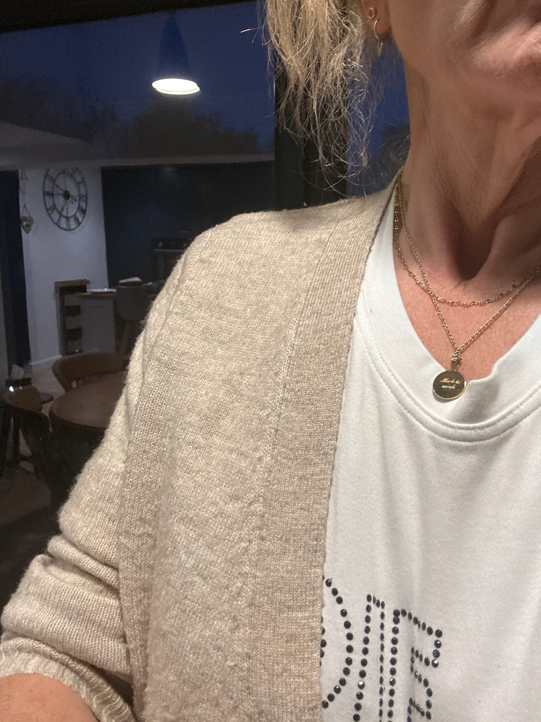 Customer photo review of Dainty Necklace