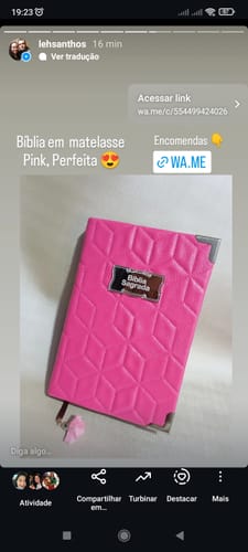 Customer photo review of DIAMOND LUXO 1.5 FUNDO MANTA COR PINK