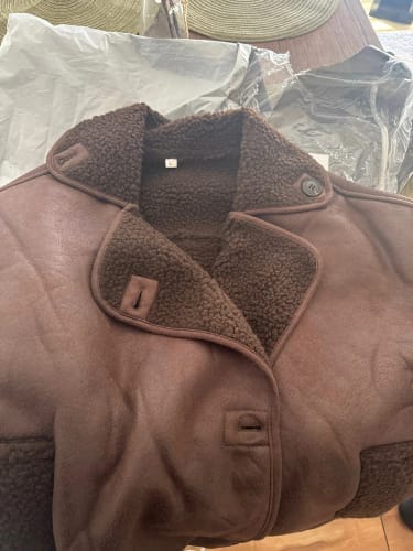 Customer photo review of Laila Faux Leather Jacket