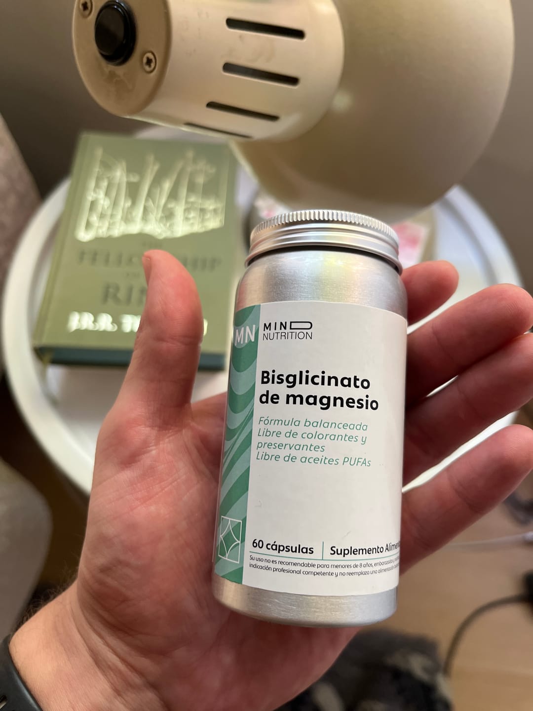 Customer photo review of Bisglicinato de Magnesio