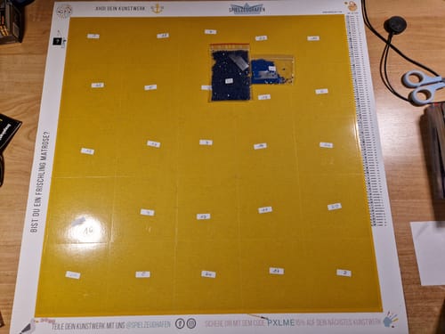 Customer photo review of Secret Painting 2024- Motiv 2 - Quadratisch (4 Sondersteinarten)