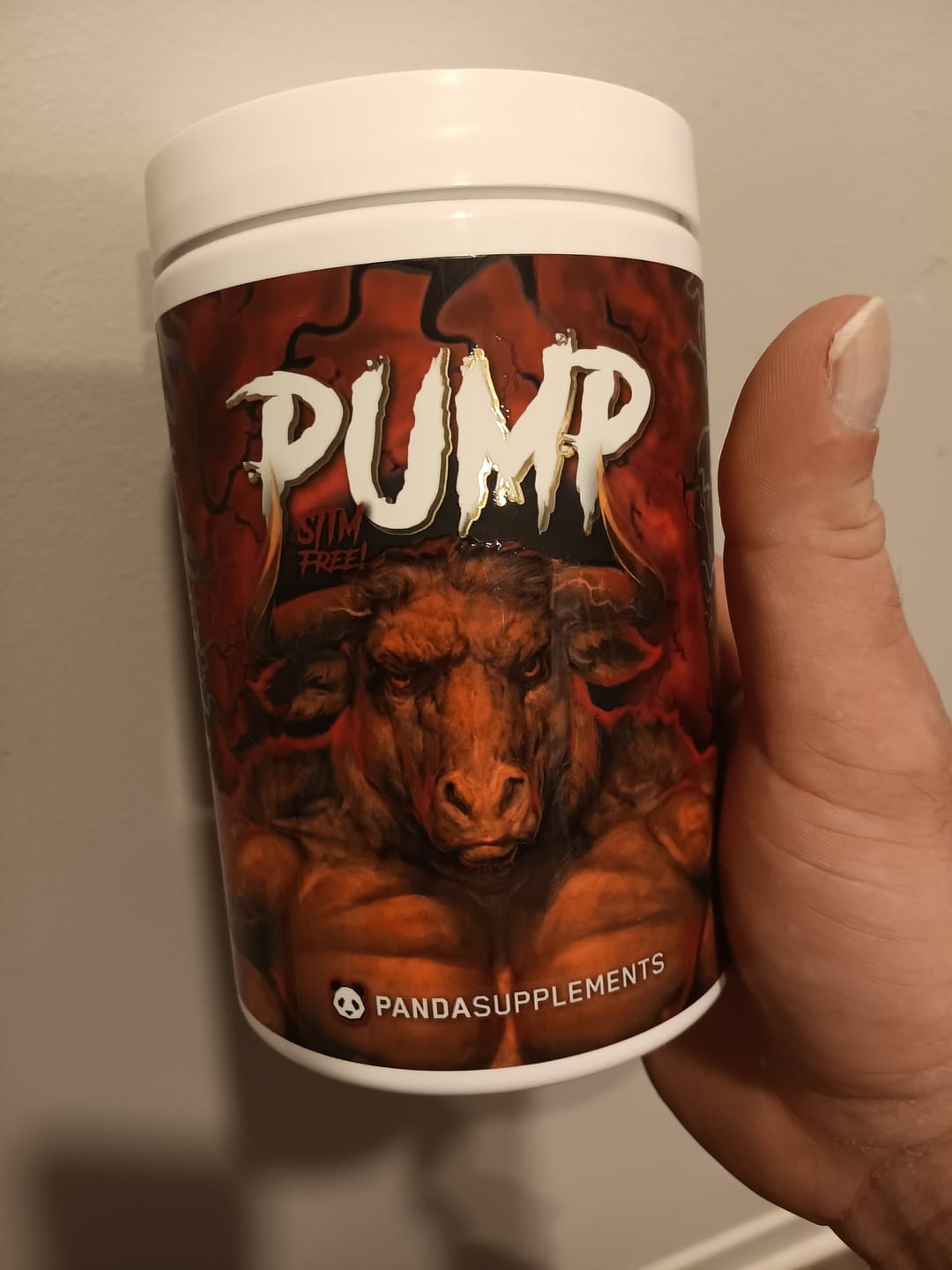 Customer photo review of PUMP STIM FREE PRE-WORKOUT