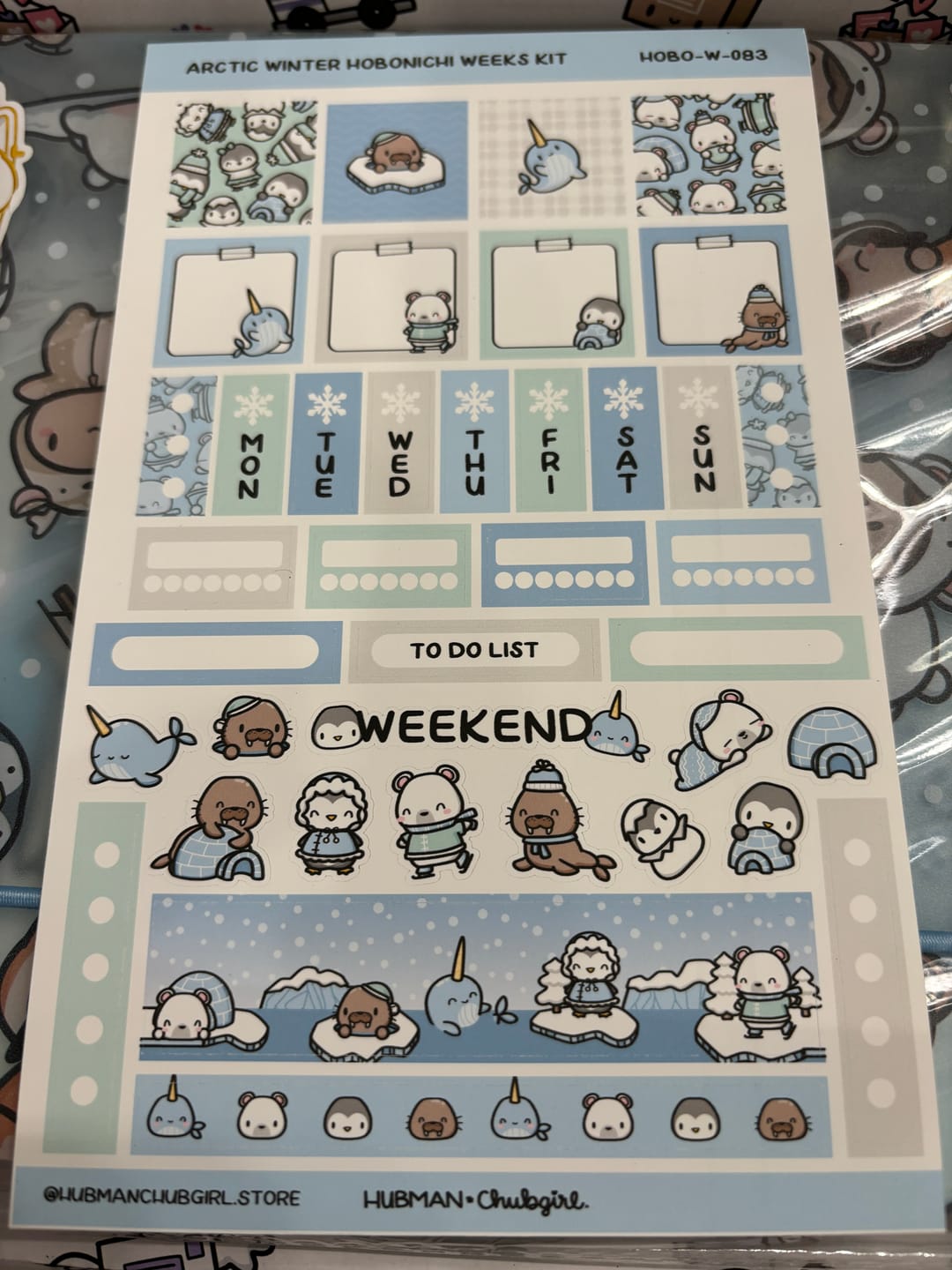 Customer photo review of Arctic Winter Theme Hobonichi Weeks Kit