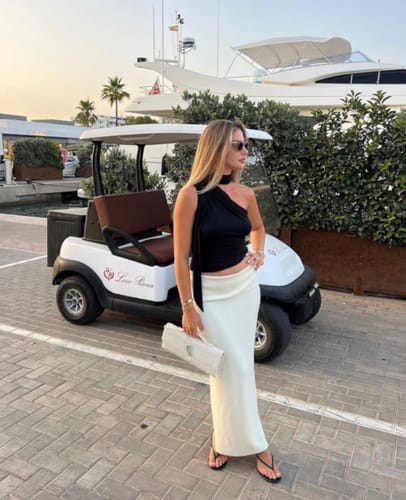 Customer photo review of Bianca Suede Bag