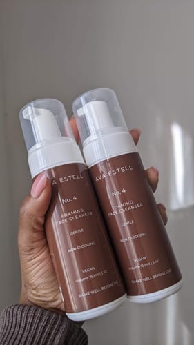 Customer photo review of Foaming Face Cleanser
