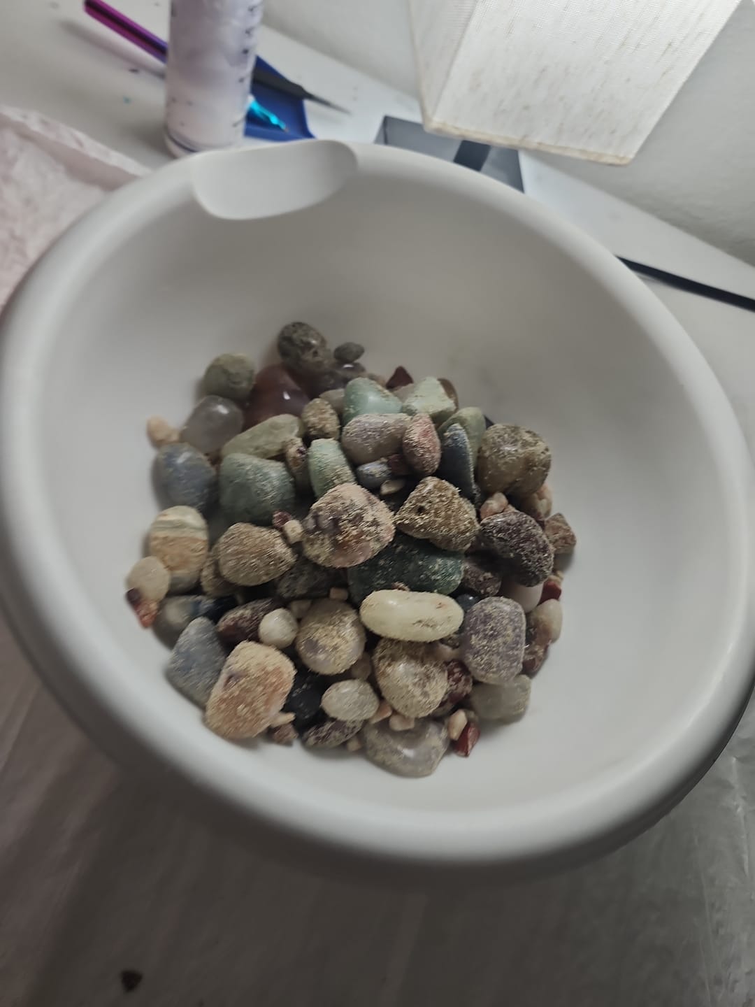 Customer photo review of Gallon Tumbled Stone Bucket