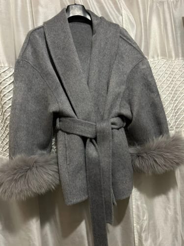 Customer photo review of Grace Faux Fur Coat