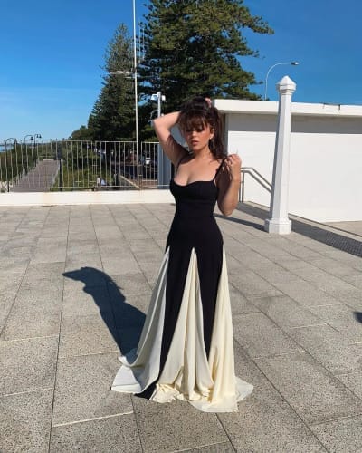 Customer photo review of Paloma maxi dress