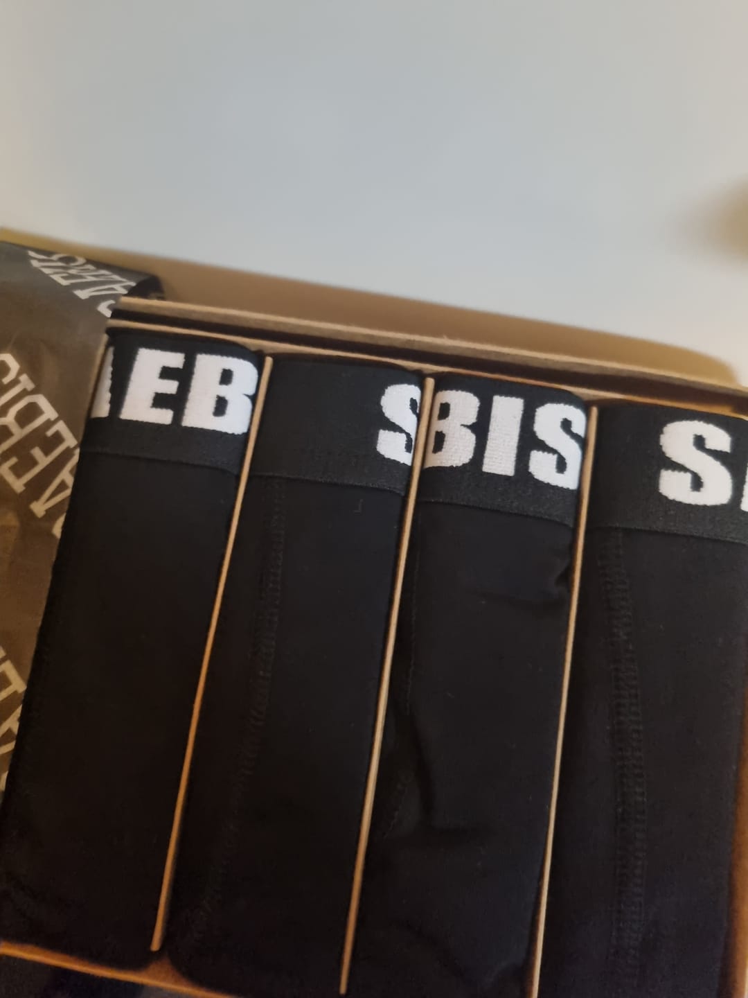 Customer photo review of Herren Boxershorts aus Baumwolle schwarz by SAEBIS®