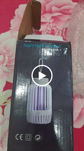 Customer video review of Flash Anti Mosquito Lamp - Lot Imported