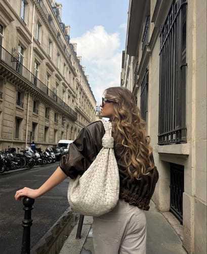 Customer photo review of Woven bag Medium