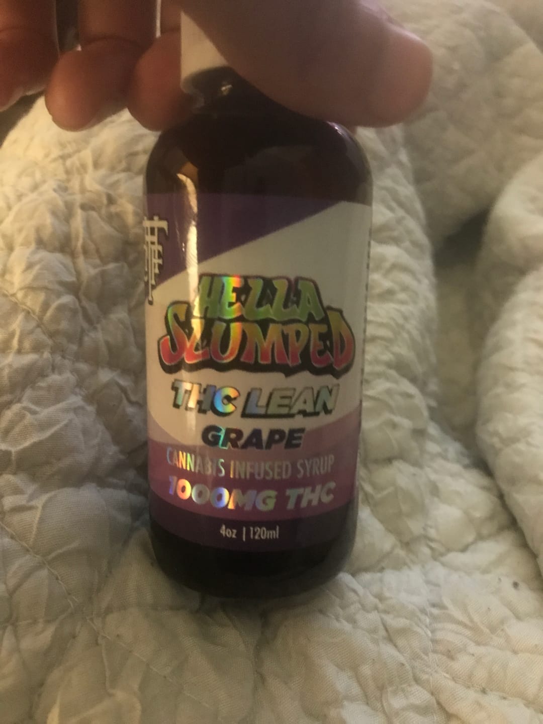 Customer photo review of THC Syrup - Grape