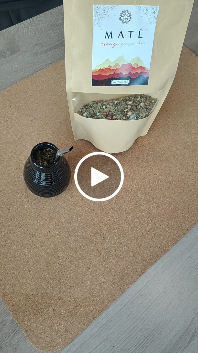 Customer video review of Maté Orange Gingembre 🍊